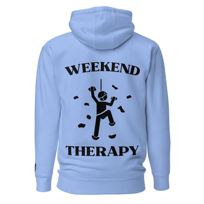Weekend Therapy Rock Climbing Hoodie – Chalk Toss Edition by Weekend Therapy™ – Weekend Therapy Clothing