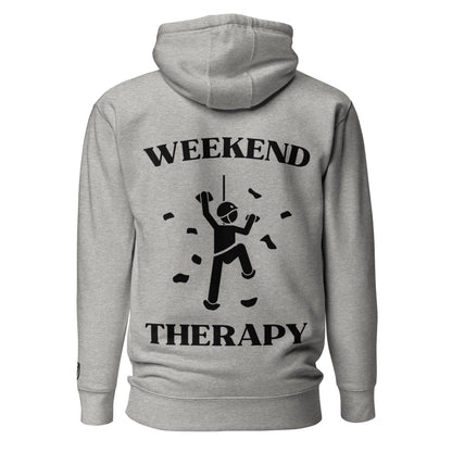 Weekend Therapy Rock Climbing Hoodie – Chalk Toss Edition by Weekend Therapy™ – Weekend Therapy Clothing