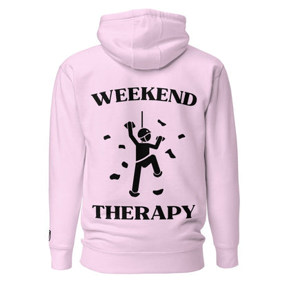Weekend Therapy Rock Climbing Hoodie – Chalk Toss Edition by Weekend Therapy™ – Weekend Therapy Clothing