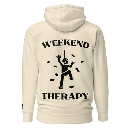 Weekend Therapy Rock Climbing Hoodie – Chalk Toss Edition by Weekend Therapy™ – Weekend Therapy Clothing