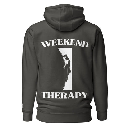 Weekend Therapy Rock Climbing Hoodie – Edge Hang Edition by Weekend Therapy™ – Weekend Therapy Clothing