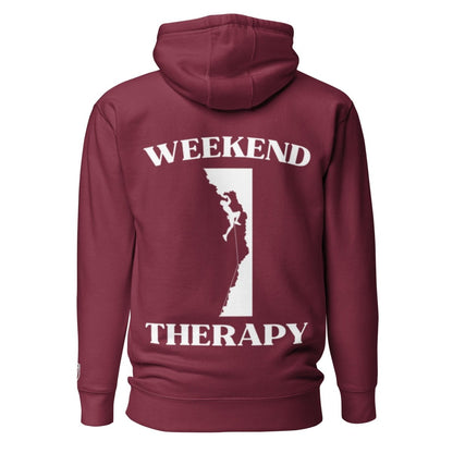 Weekend Therapy Rock Climbing Hoodie – Edge Hang Edition by Weekend Therapy™ – Weekend Therapy Clothing