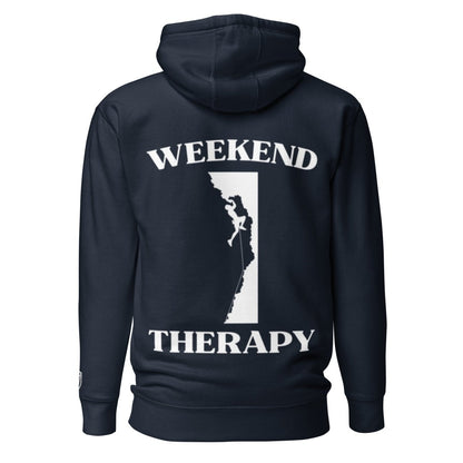 Weekend Therapy Rock Climbing Hoodie – Edge Hang Edition by Weekend Therapy™ – Weekend Therapy Clothing