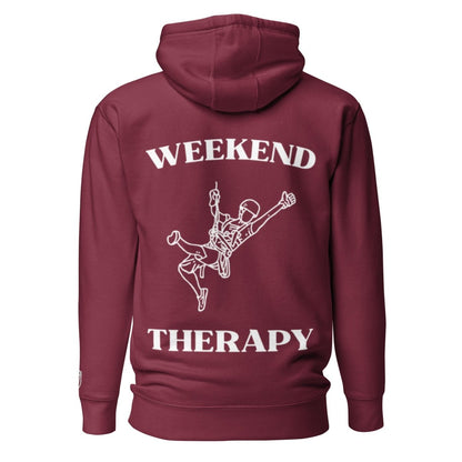 Weekend Therapy Rock Climbing Hoodie – Hang Edition by Weekend Therapy™ – Weekend Therapy Clothing