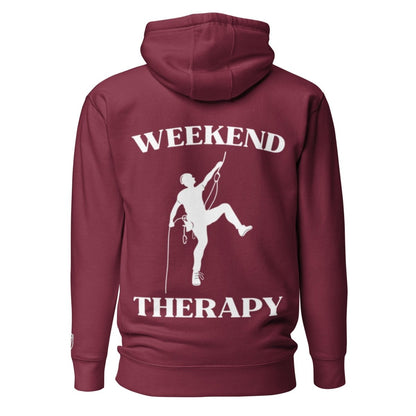Weekend Therapy Rock Climbing Hoodie – Rope Ascend Edition by Weekend Therapy™ – Weekend Therapy Clothing