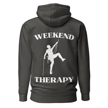 Weekend Therapy Rock Climbing Hoodie – Rope Ascend Edition by Weekend Therapy™ – Weekend Therapy Clothing