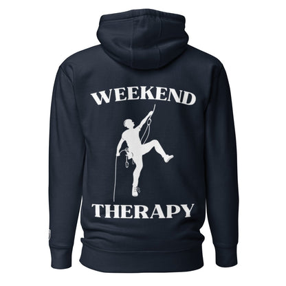 Weekend Therapy Rock Climbing Hoodie – Rope Ascend Edition by Weekend Therapy™ – Weekend Therapy Clothing