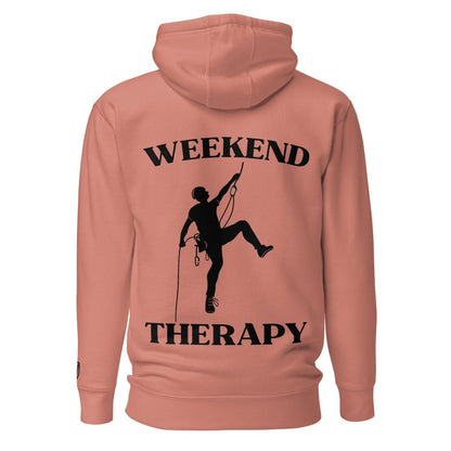 Weekend Therapy Rock Climbing Hoodie – Rope Ascend Edition by Weekend Therapy™ – Weekend Therapy Clothing