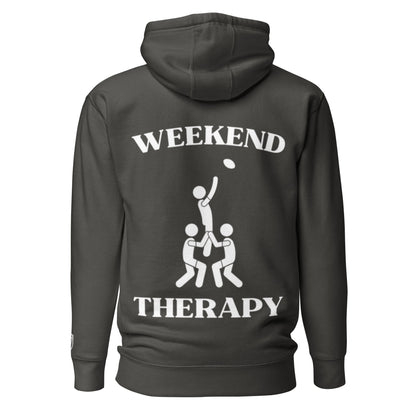 Weekend Therapy Rugby Hoodie – Lineout Edition by Weekend Therapy™ – Weekend Therapy Clothing