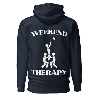 Weekend Therapy Rugby Hoodie – Lineout Edition by Weekend Therapy™ – Weekend Therapy Clothing