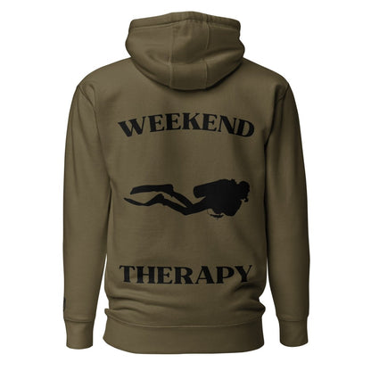 Weekend Therapy Scuba Diving Hoodie – Solo Dive Edition by Weekend Therapy™ – Weekend Therapy Clothing