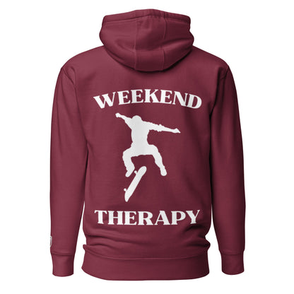 Weekend Therapy Skateboarding Hoodie – Kickflip Edition by Weekend Therapy™ – Weekend Therapy Clothing