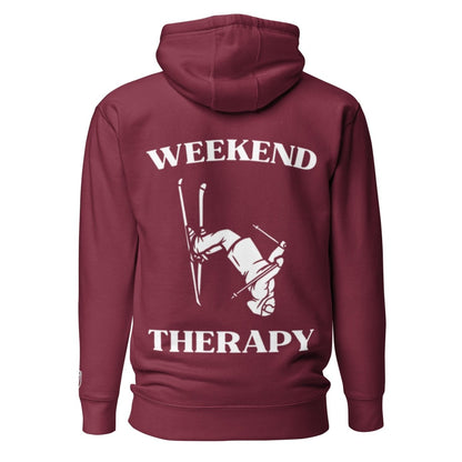 Weekend Therapy Skiing Hoodie – Backflip Edition by Weekend Therapy™ – Weekend Therapy Clothing