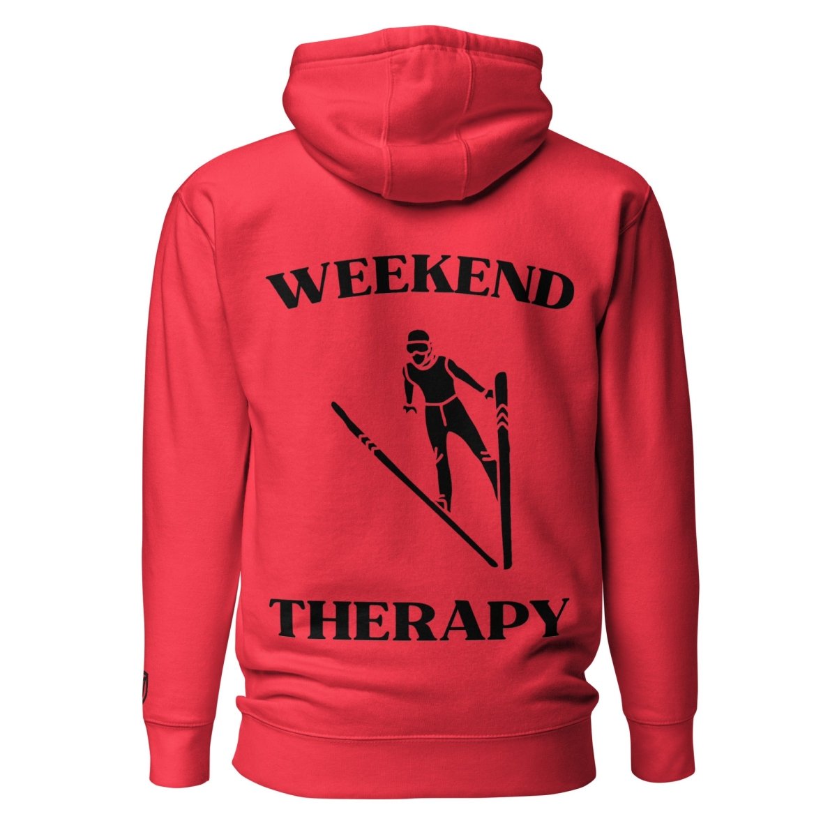 Weekend Therapy Skiing Hoodie – Long Jump Edition by Weekend Therapy™ – Weekend Therapy Clothing
