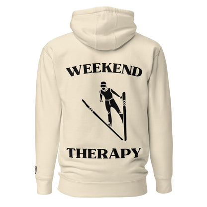 Weekend Therapy Skiing Hoodie – Long Jump Edition by Weekend Therapy™ – Weekend Therapy Clothing