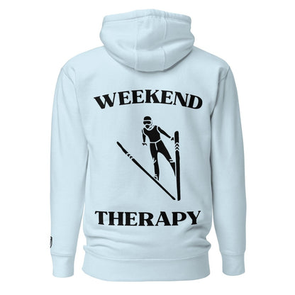 Weekend Therapy Skiing Hoodie – Long Jump Edition by Weekend Therapy™ – Weekend Therapy Clothing