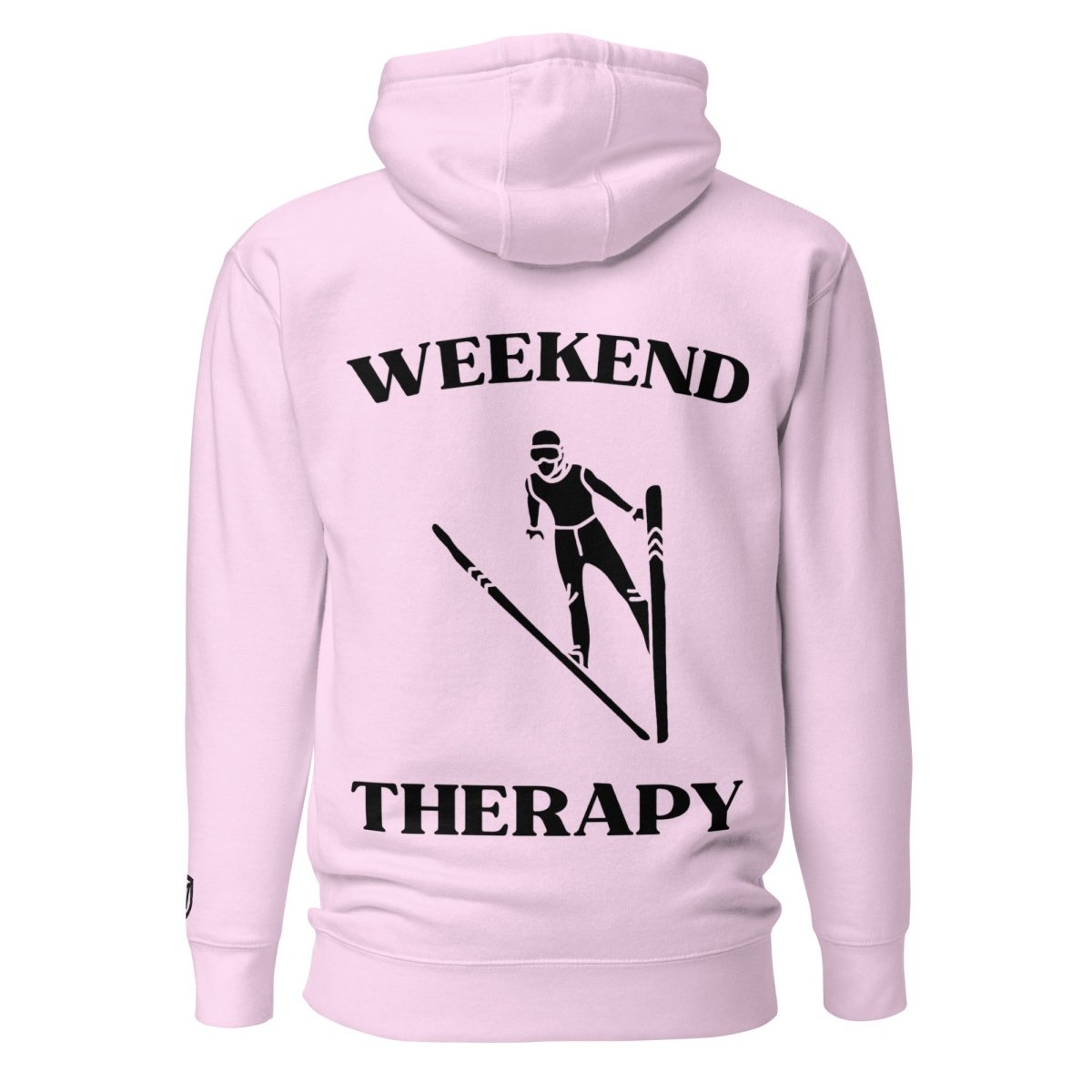 Weekend Therapy Skiing Hoodie – Long Jump Edition by Weekend Therapy™ – Weekend Therapy Clothing