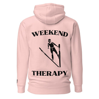 Weekend Therapy Skiing Hoodie – Long Jump Edition by Weekend Therapy™ – Weekend Therapy Clothing