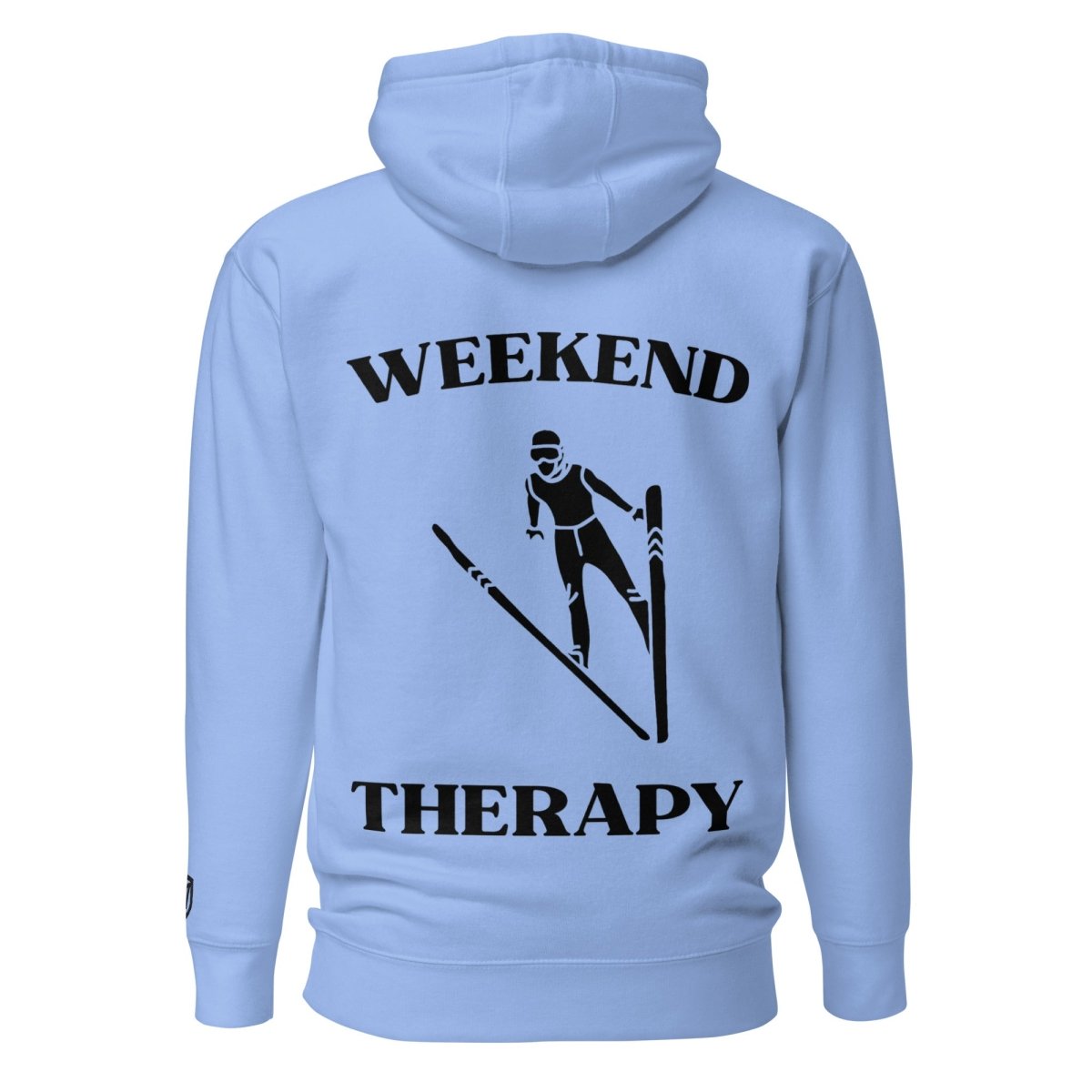 Weekend Therapy Skiing Hoodie – Long Jump Edition by Weekend Therapy™ – Weekend Therapy Clothing