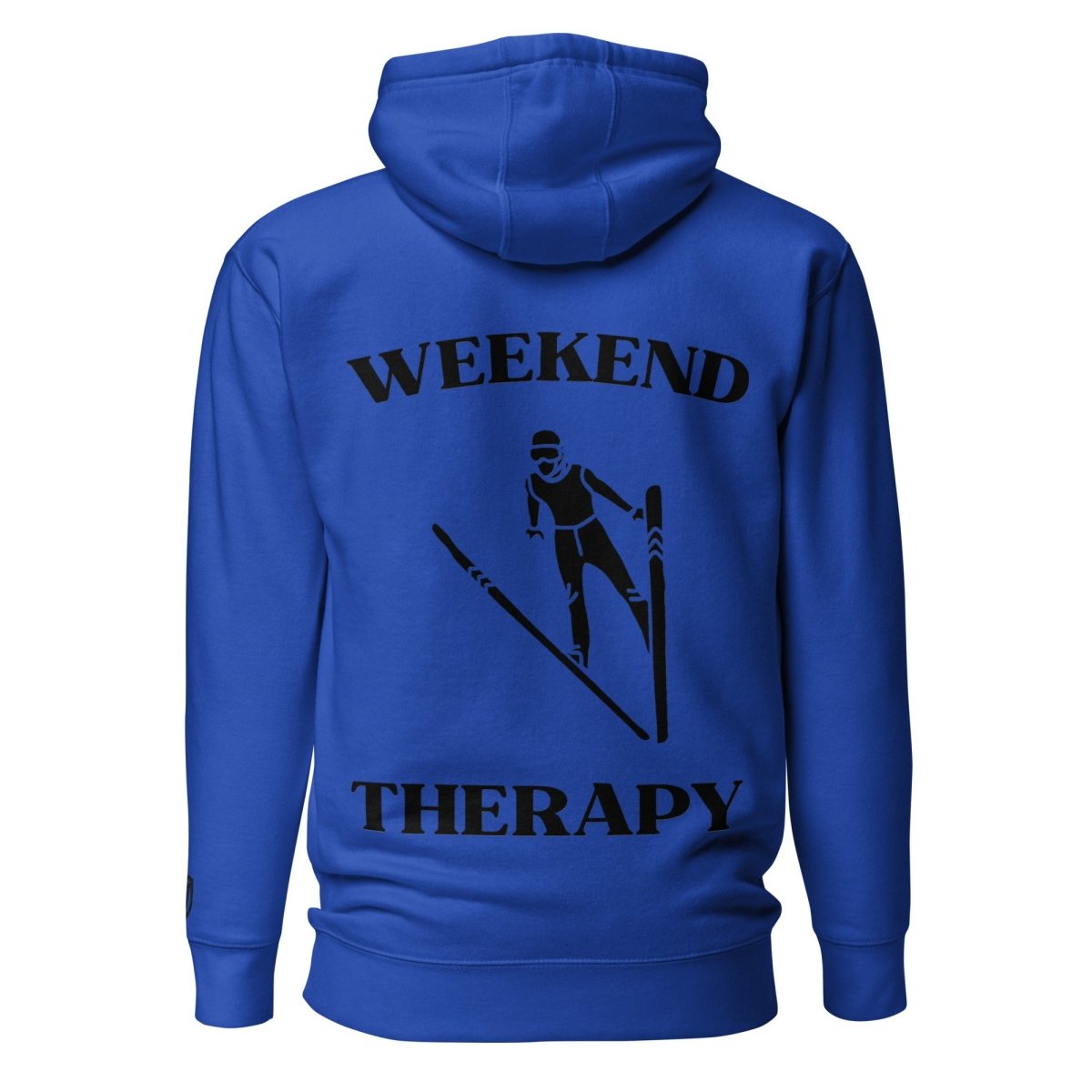 Weekend Therapy Skiing Hoodie – Long Jump Edition by Weekend Therapy™ – Weekend Therapy Clothing