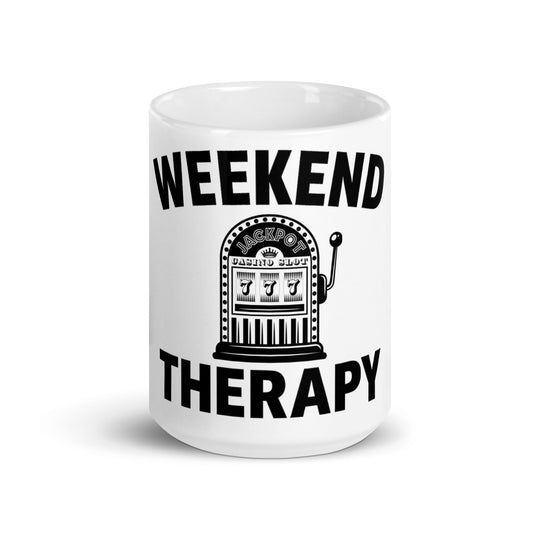 Weekend Therapy Slot Machine Mug – Jackpot Edition by Weekend Therapy™ – Weekend Therapy Clothing