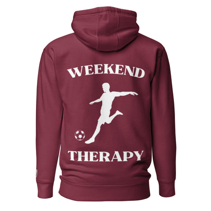 Weekend Therapy Soccer Hoodie – Kick Edition by Weekend Therapy™ – Weekend Therapy Clothing