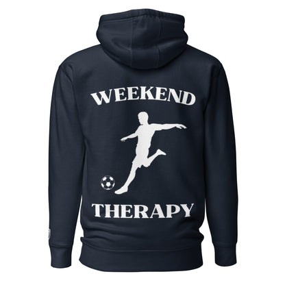 Weekend Therapy Soccer Hoodie – Kick Edition by Weekend Therapy™ – Weekend Therapy Clothing