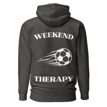 Weekend Therapy Soccer Hoodie – Power Shot Edition by Weekend Therapy™ – Weekend Therapy Clothing
