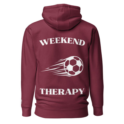 Weekend Therapy Soccer Hoodie – Power Shot Edition by Weekend Therapy™ – Weekend Therapy Clothing
