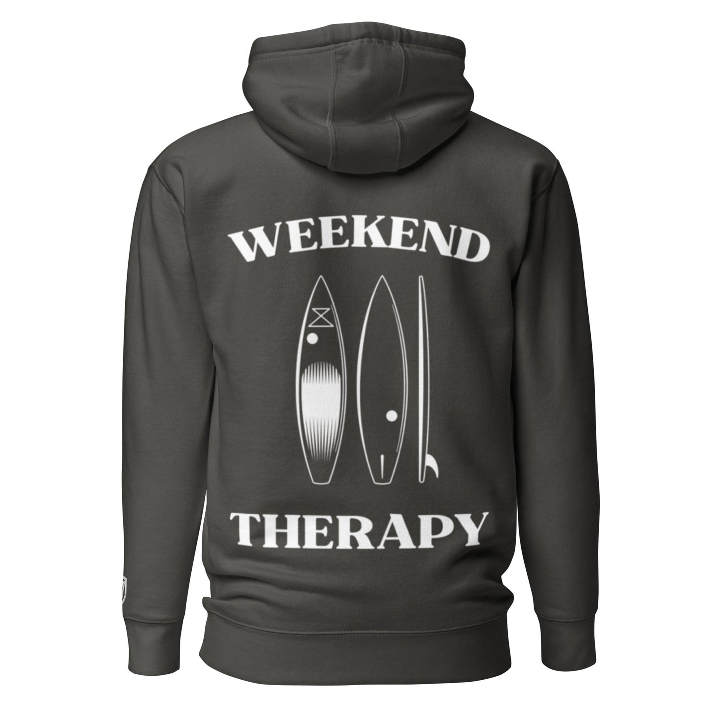 Weekend Therapy Surfing Hoodie – Board Profile Edition by Weekend Therapy™ – Weekend Therapy Clothing