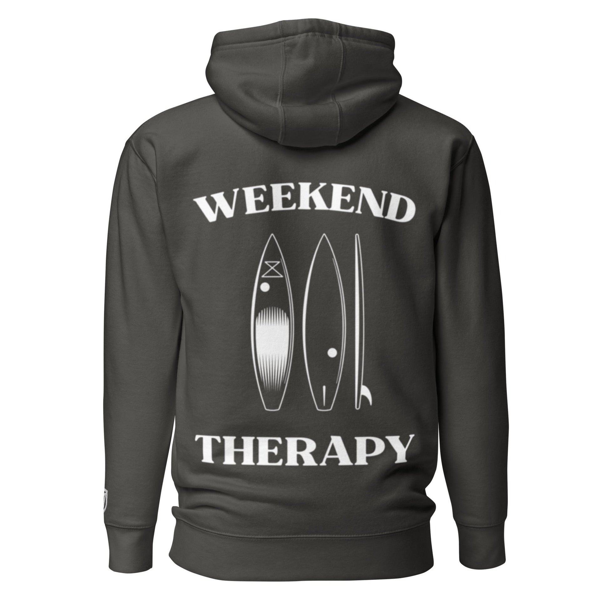 Weekend Therapy Surfing Hoodie – Board Profile Edition by Weekend Therapy™ – Weekend Therapy Clothing
