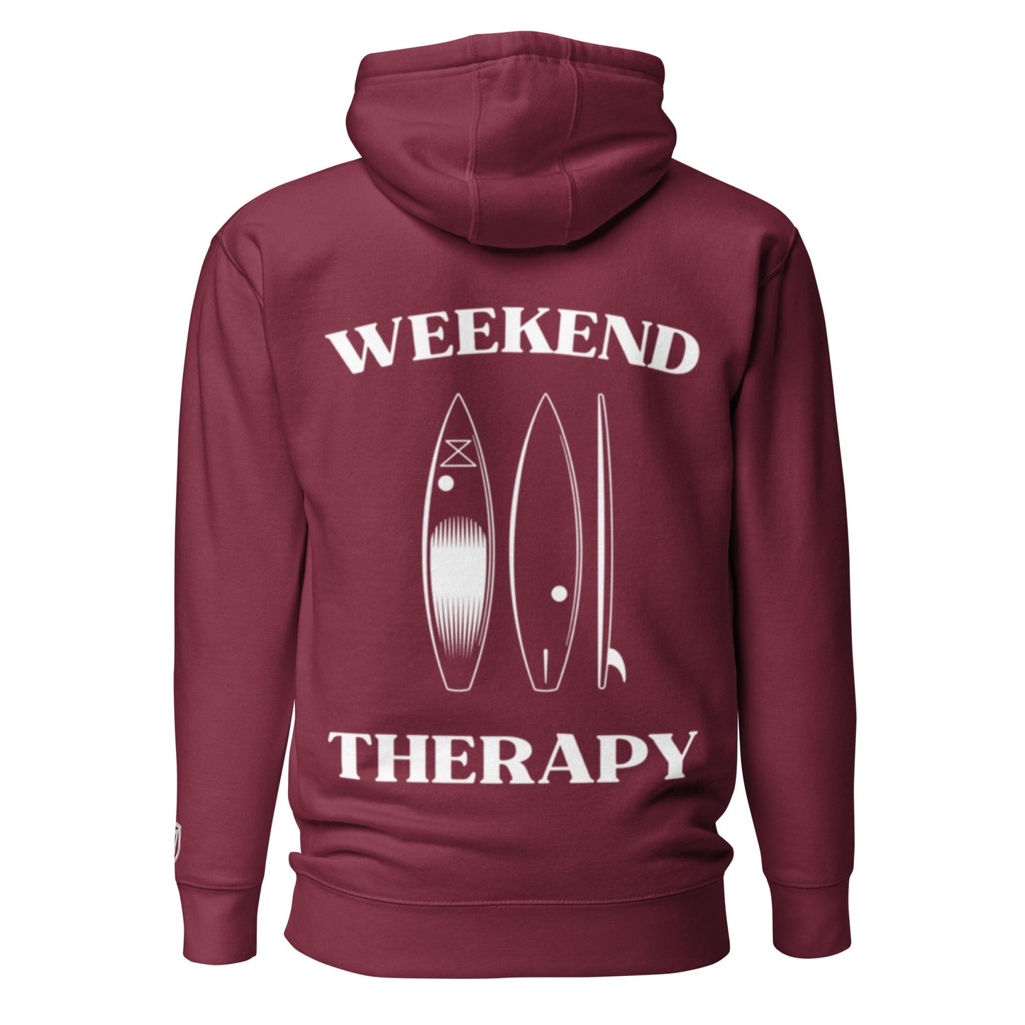 Weekend Therapy Surfing Hoodie – Board Profile Edition by Weekend Therapy™ – Weekend Therapy Clothing