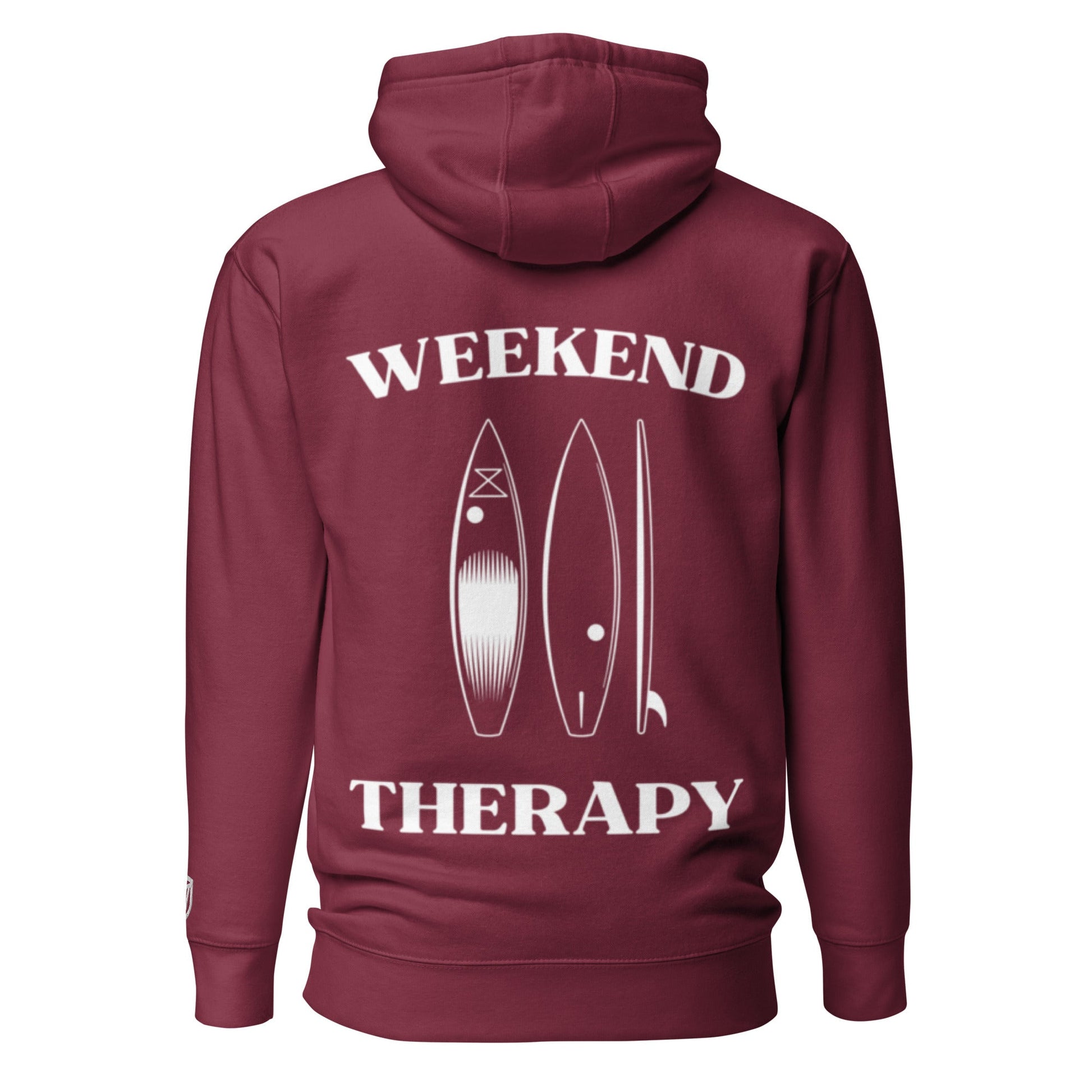 Weekend Therapy Surfing Hoodie – Board Profile Edition by Weekend Therapy™ – Weekend Therapy Clothing