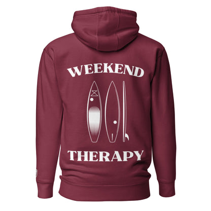 Weekend Therapy Surfing Hoodie – Board Profile Edition by Weekend Therapy™ – Weekend Therapy Clothing