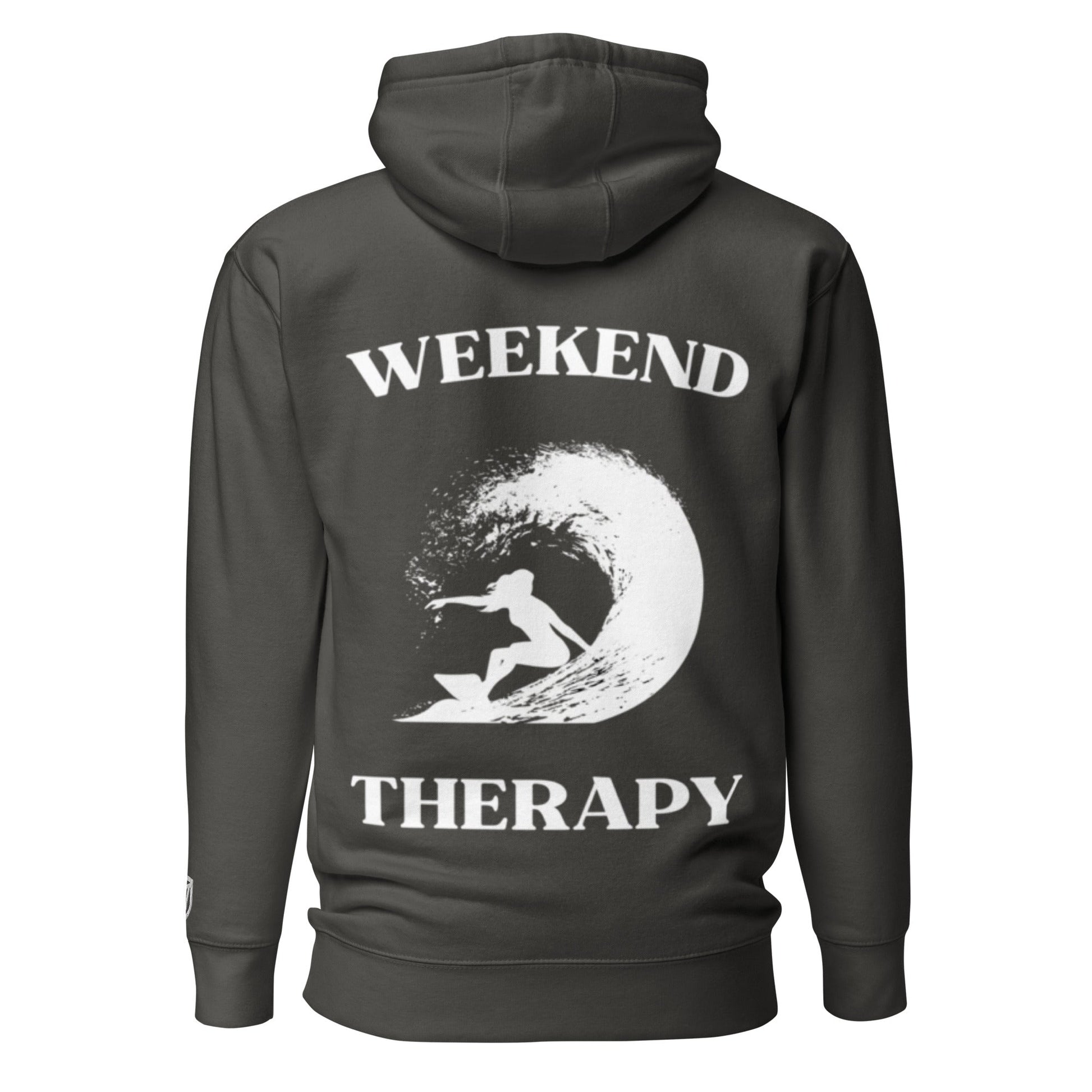 Weekend Therapy Surfing Hoodie – Female Edition by Weekend Therapy™ – Weekend Therapy Clothing