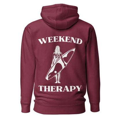 Weekend Therapy Surfing Hoodie – Post - Session Edition by Weekend Therapy™ – Weekend Therapy Clothing
