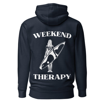 Weekend Therapy Surfing Hoodie – Post - Session Edition by Weekend Therapy™ – Weekend Therapy Clothing