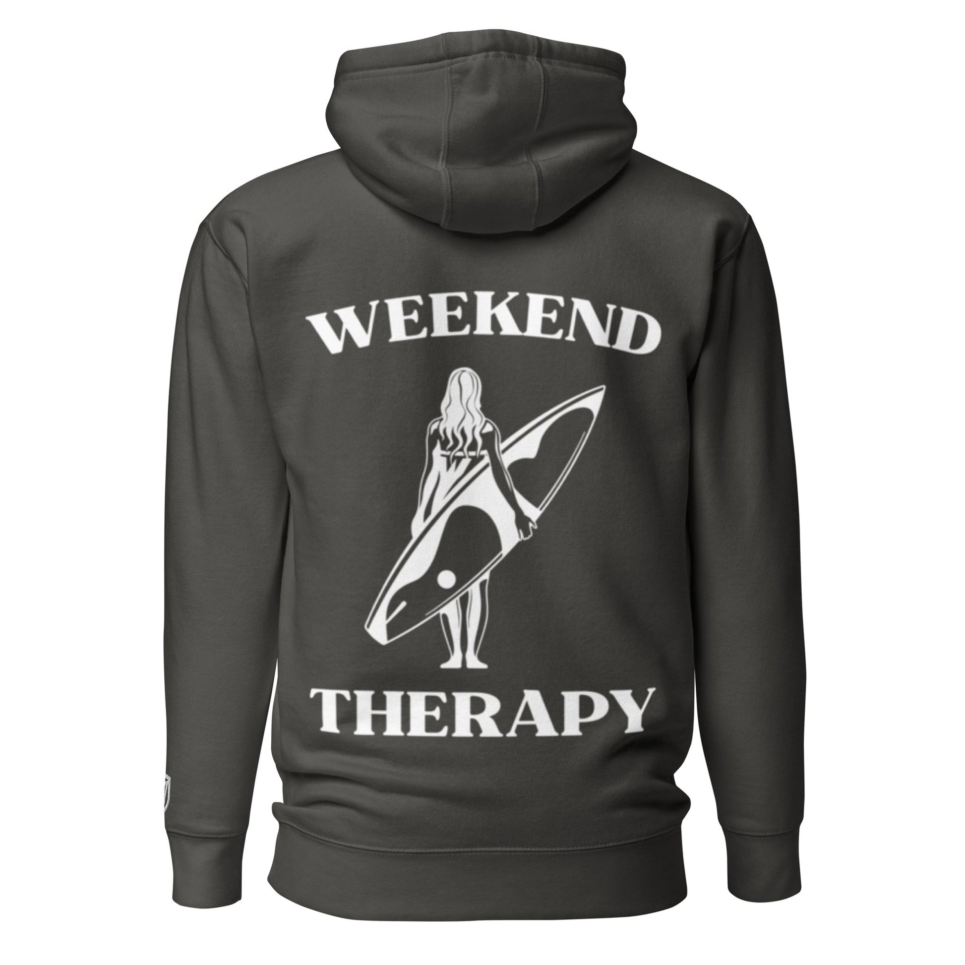 Weekend Therapy Surfing Hoodie – Post - Session Edition by Weekend Therapy™ – Weekend Therapy Clothing