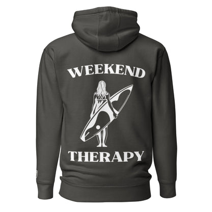 Weekend Therapy Surfing Hoodie – Post - Session Edition by Weekend Therapy™ – Weekend Therapy Clothing