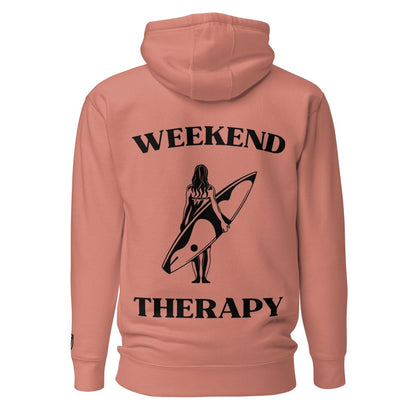 Weekend Therapy Surfing Hoodie – Post - Session Edition by Weekend Therapy™ – Weekend Therapy Clothing