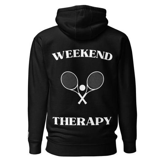 Weekend Therapy Tennis Hoodie – Racket Edition by Weekend Therapy™ – Weekend Therapy Clothing