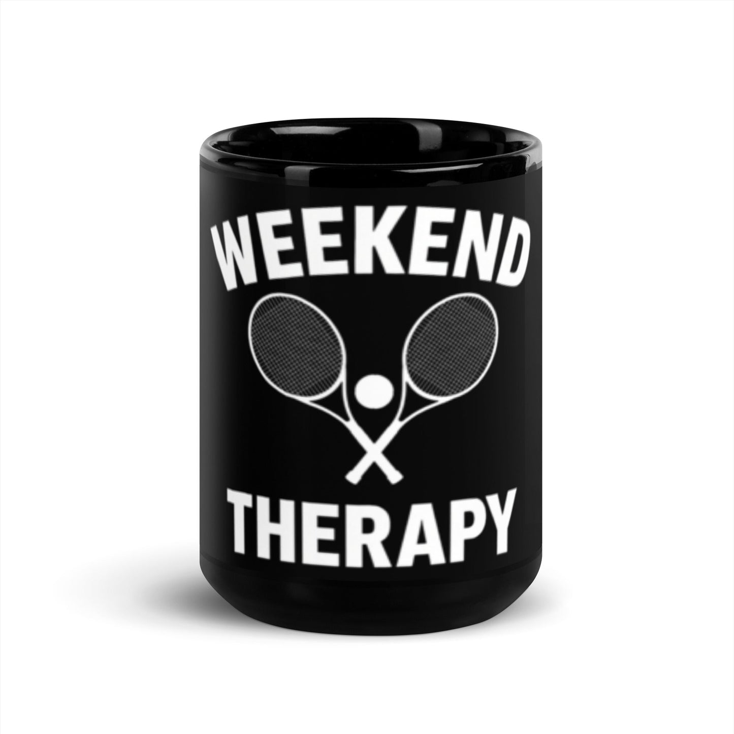 Weekend Therapy Tennis Mug – Racket Edition by Weekend Therapy™ – Weekend Therapy Clothing