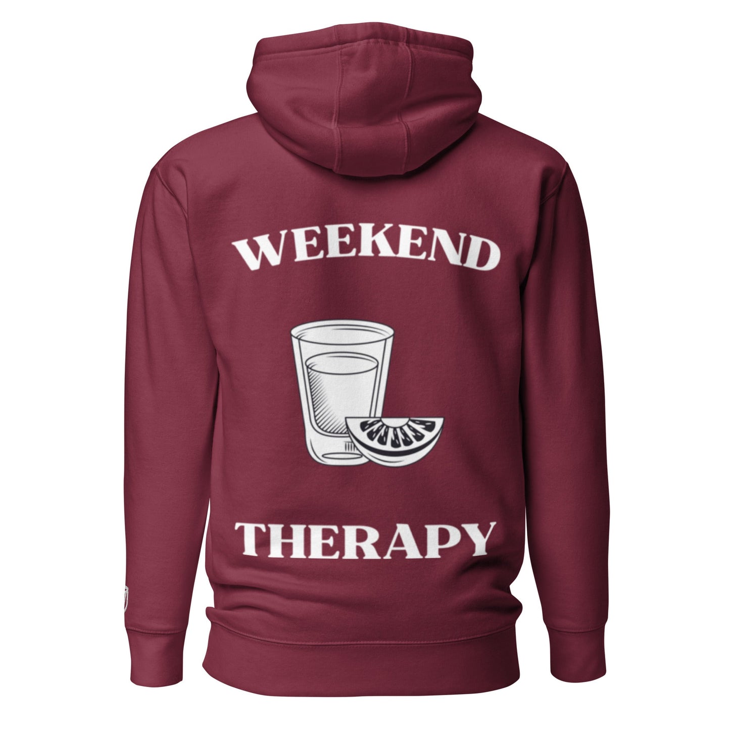 Weekend Therapy Tequila Shot Hoodie – Citrus Edition by Weekend Therapy™ – Weekend Therapy Clothing