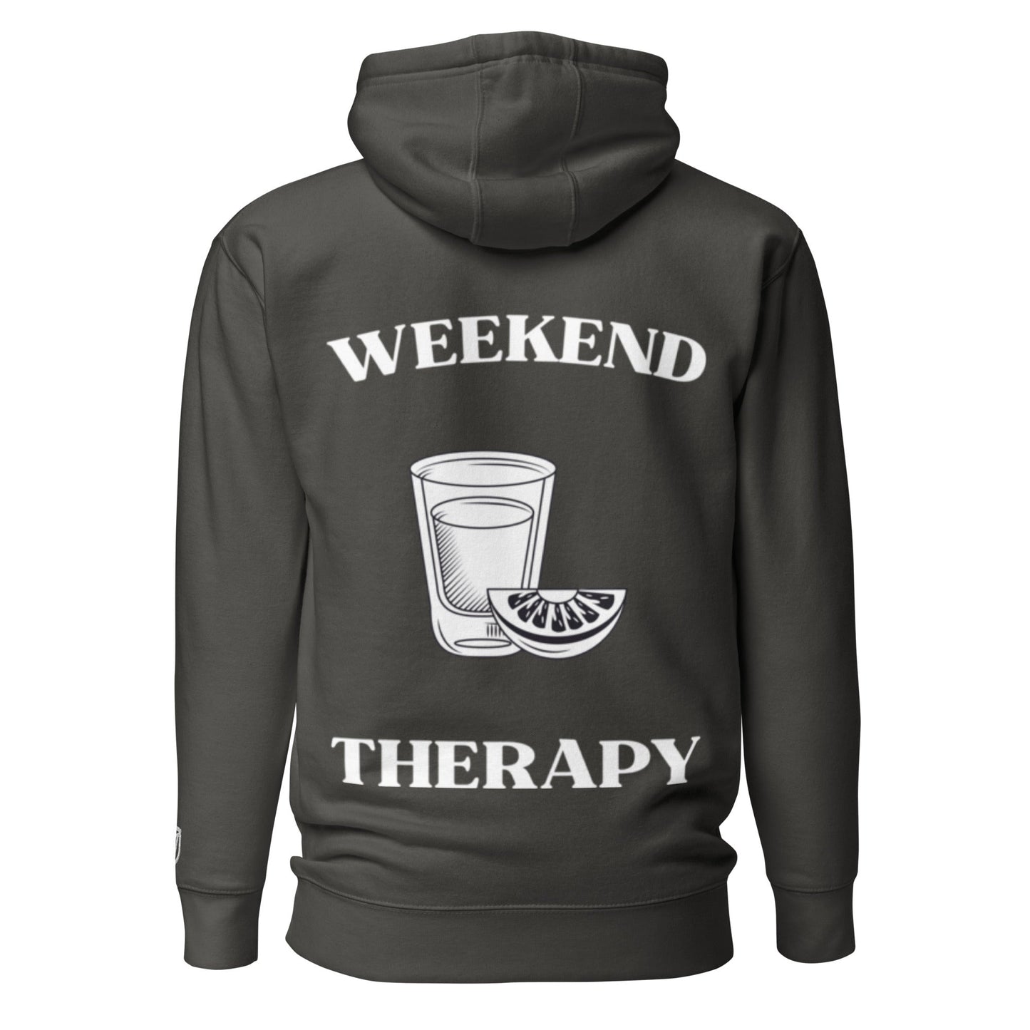 Weekend Therapy Tequila Shot Hoodie – Citrus Edition by Weekend Therapy™ – Weekend Therapy Clothing