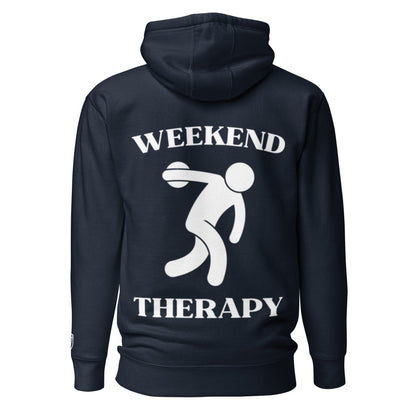 Weekend Therapy Track & Field Hoodie – Discus Throw Edition by Weekend Therapy™ – Weekend Therapy Clothing