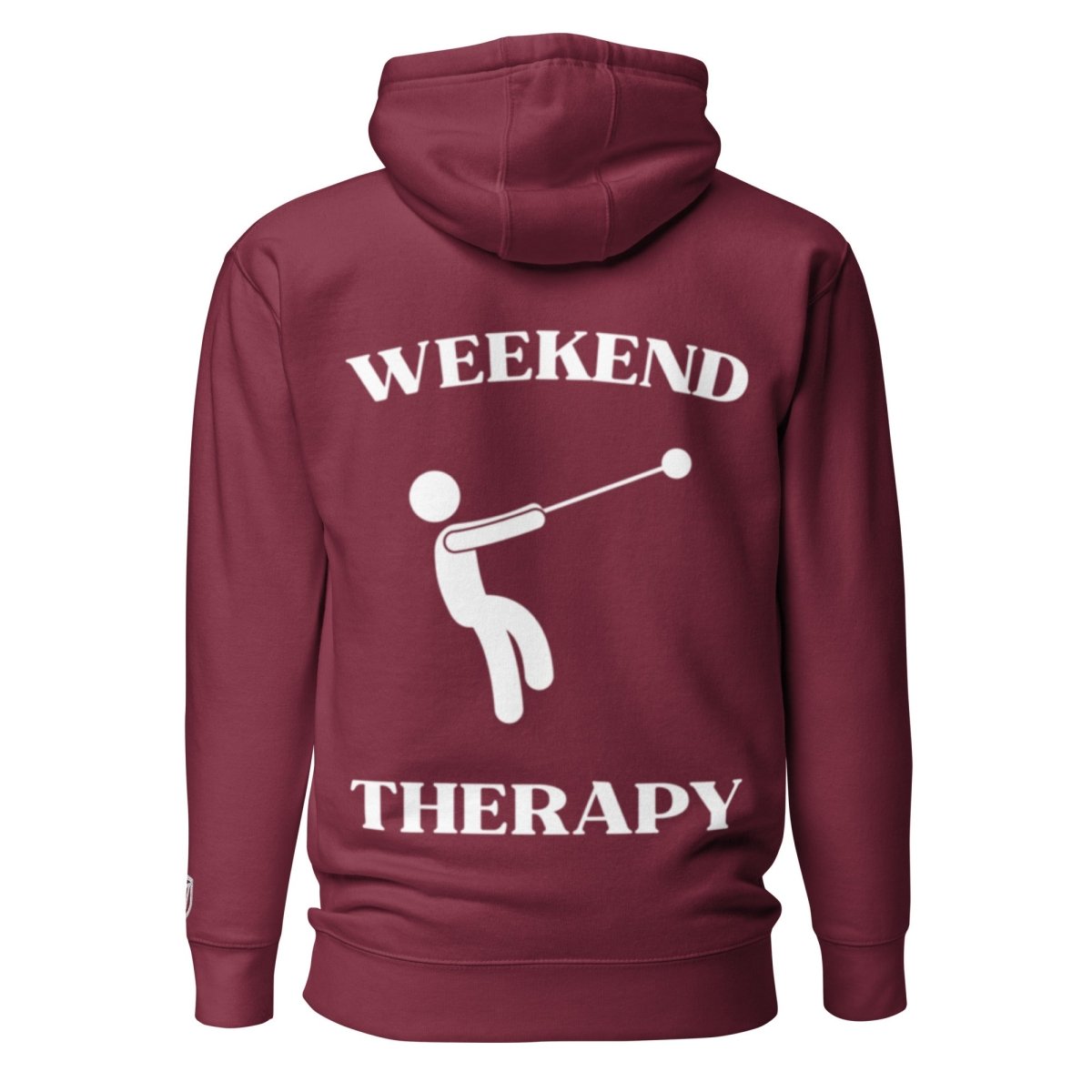 Weekend Therapy Track & Field Hoodie – Hammer Throw Edition by Weekend Therapy™ – Weekend Therapy Clothing
