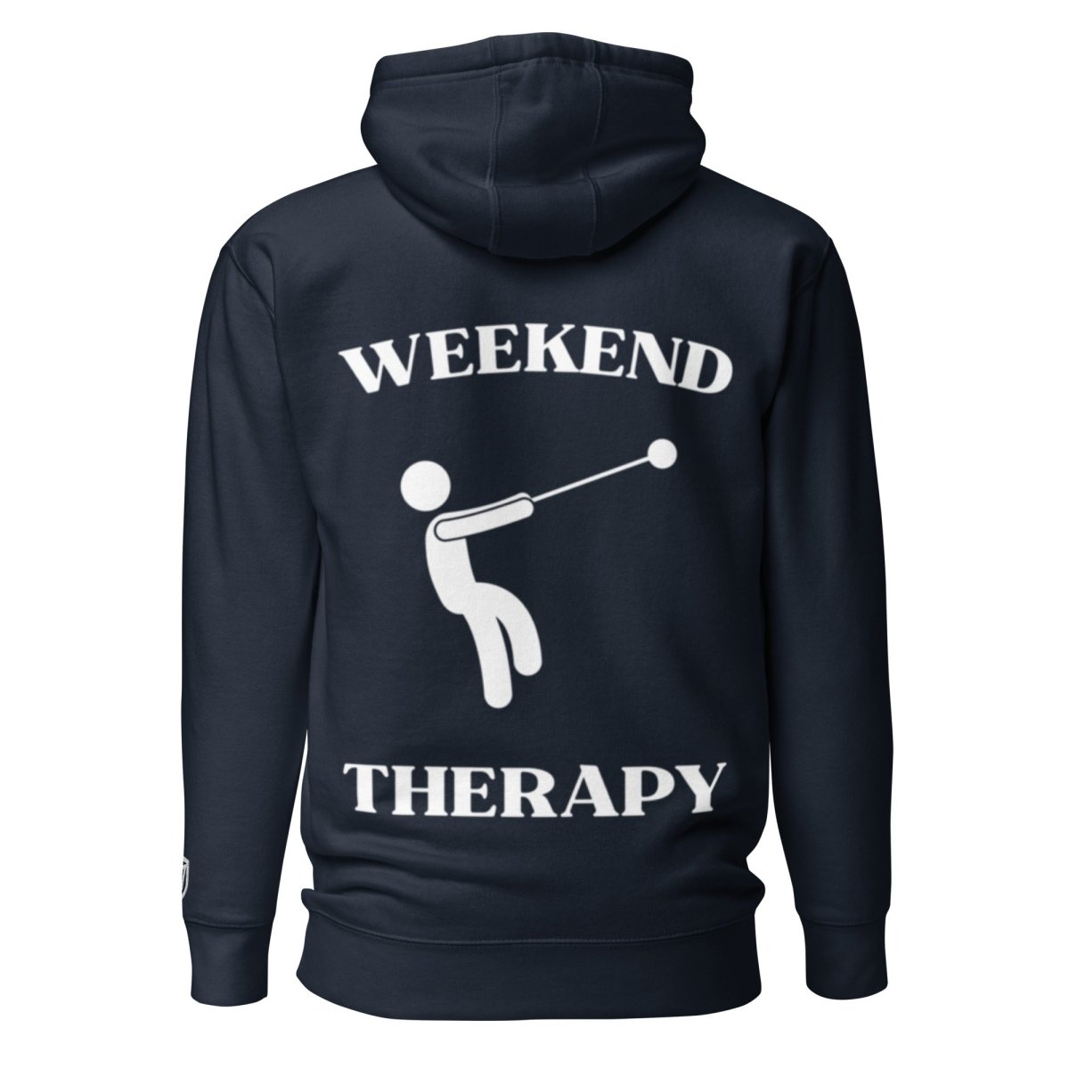Weekend Therapy Track & Field Hoodie – Hammer Throw Edition by Weekend Therapy™ – Weekend Therapy Clothing