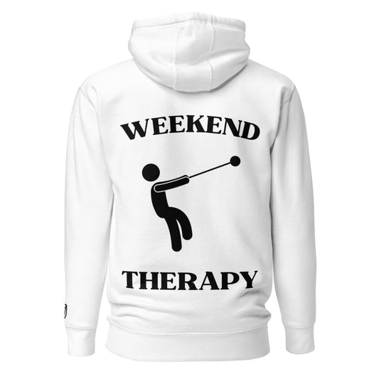 Weekend Therapy Track & Field Hoodie – Hammer Throw Edition by Weekend Therapy™ – Weekend Therapy Clothing