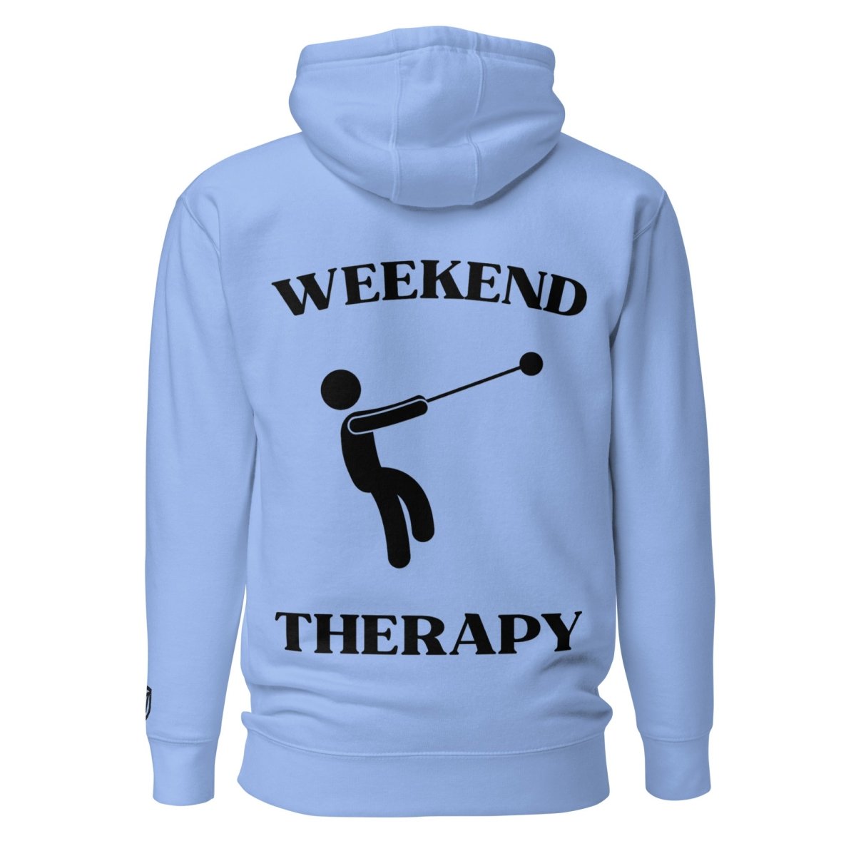 Weekend Therapy Track & Field Hoodie – Hammer Throw Edition by Weekend Therapy™ – Weekend Therapy Clothing