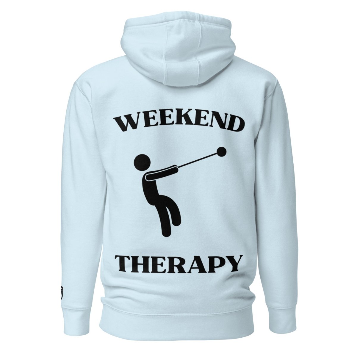 Weekend Therapy Track & Field Hoodie – Hammer Throw Edition by Weekend Therapy™ – Weekend Therapy Clothing